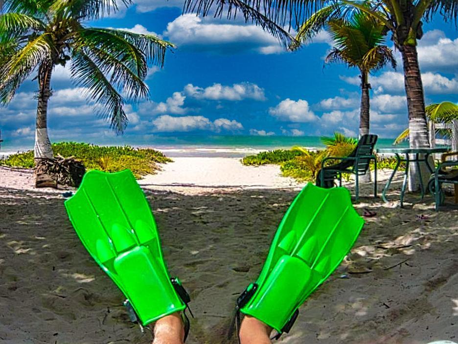 Beachfront Casa Maya Lodge Ель-Куйо Екстер'єр фото
